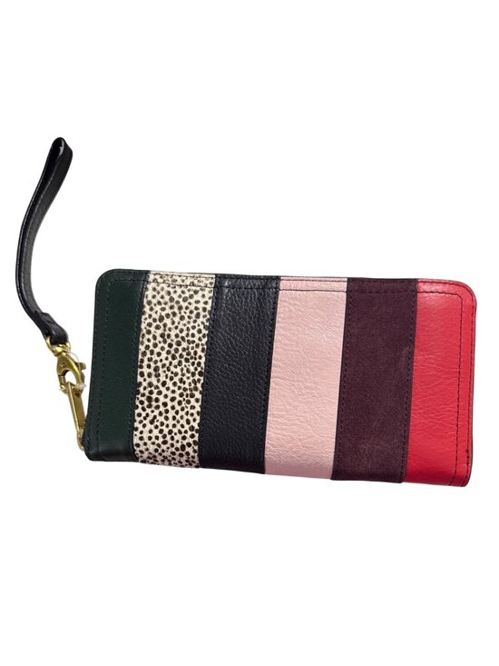 Fossil Accessories - Fossil RFID Logan Leather Zip Wallet With Wristlet Strap New With Tags